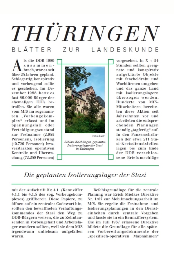 Buchcover "103 - Die geplanten Isolierungslager der Stasi" von Thomas Auerbach. 