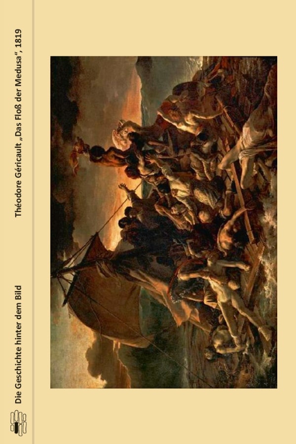 Buchcover "Théodore Géricault, Das Floß der Medusa, 1819" von Stefan Lüddemann. Das Cover zeigt das Gemälde "Das Floß der Medusa" von Théodore Géricault. 