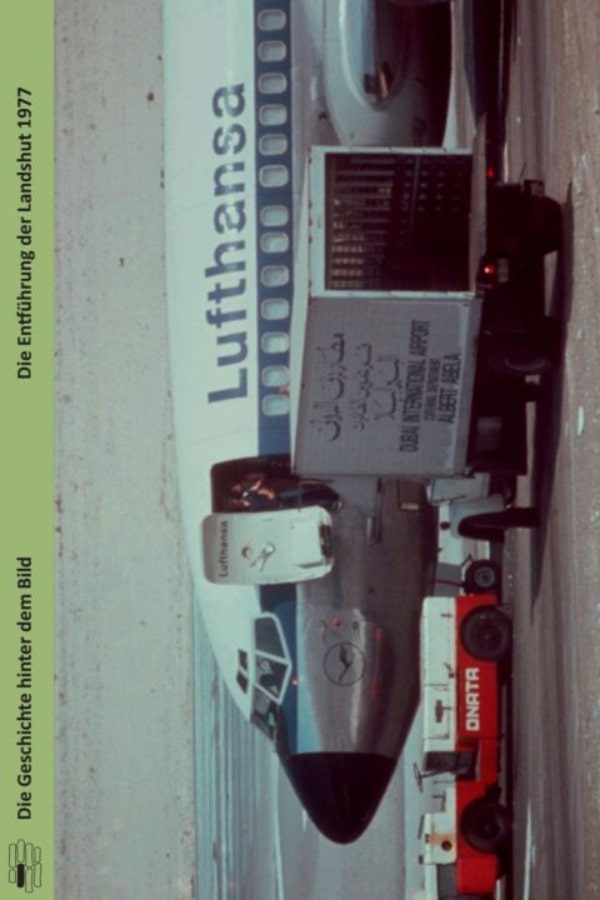 Buchcover "Die Entführung der Landshut 1977" von Annette Vowinckel. Das Cover zeigt die weiße Lufthansa-Maschine "Landshut".