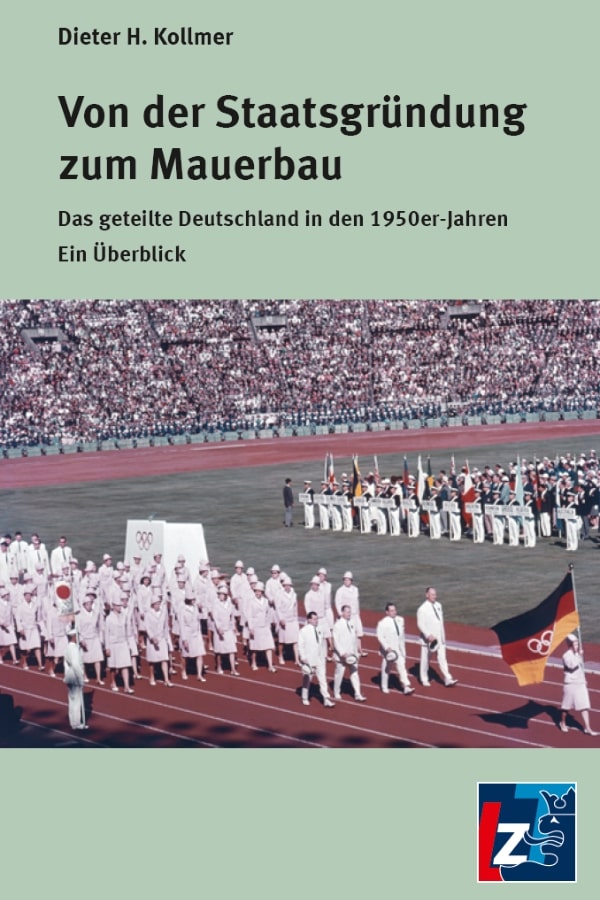 Buchcover "Die Mauer. Eine Grenze durch Deutschland" von Peter Joachim Lapp. Das Cover zeigt eine Schwarz-Weiß-Fotografie eines Mädchens, das neben der Mauer steht und ihre Hände in den Taschen ihres Kleides versenkt hat.