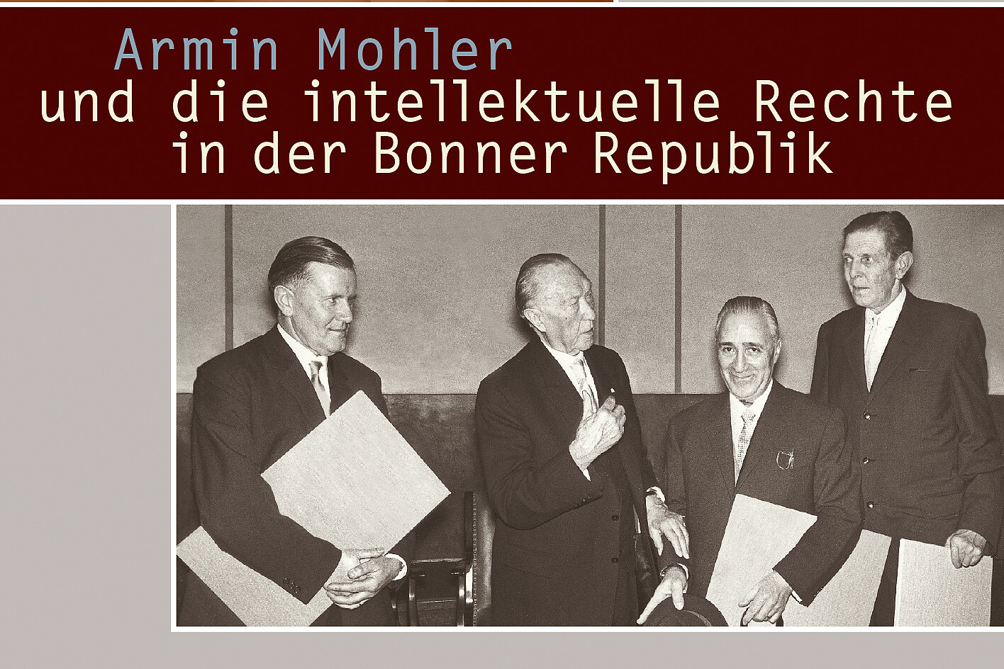 Buchumschlag von Maik Tändler mit dem Titel Armin Mohler und die intellektuelle Rechte in der Bundesrepublik 